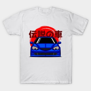 Blue DC5 RSX Front T-Shirt